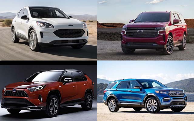 10 Most-Efficient SUVs for 2021