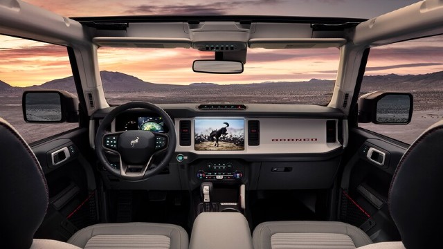 2022 Ford Bronco interior